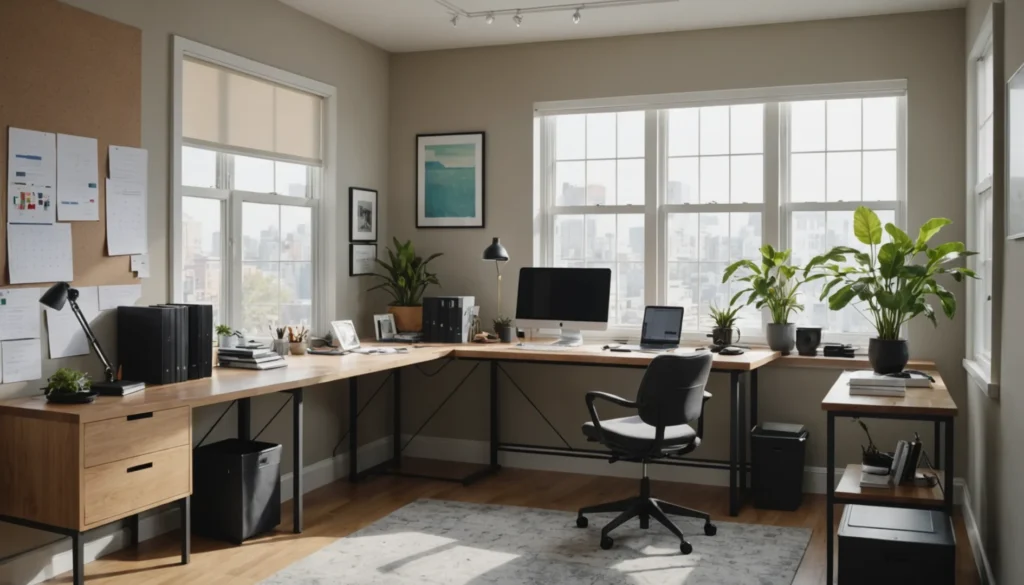 distance entre bureau et mur