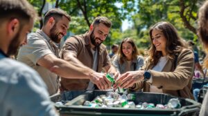 Recyclage des canettes en aluminium