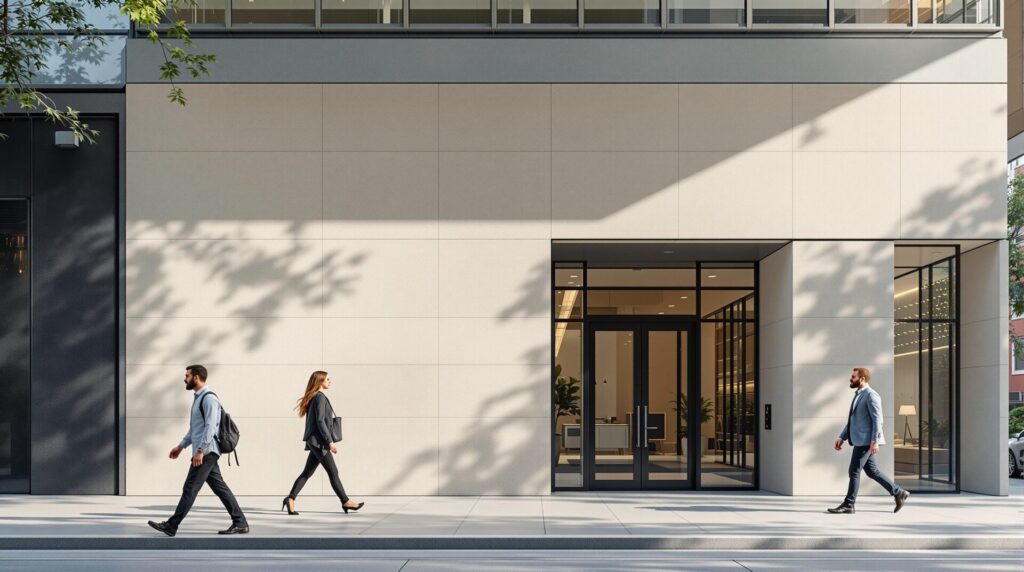 façades et identité visuelle du bâtiment