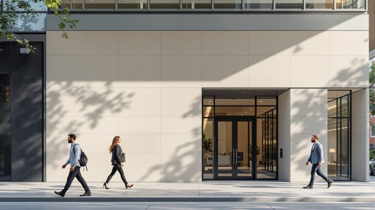façades et identité visuelle du bâtiment