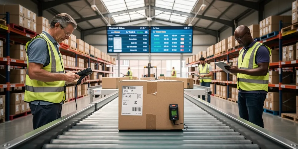 que veut dire en transit pour un colis