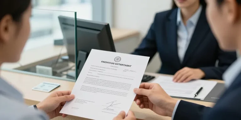 attestation de dépôt des fonds