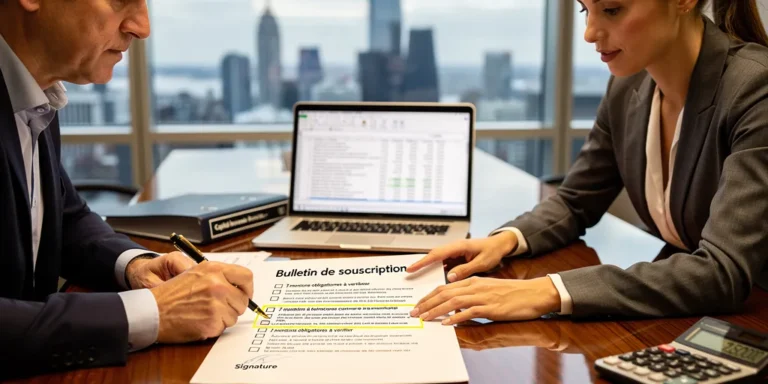 bulletin de souscription augmentation de capital
