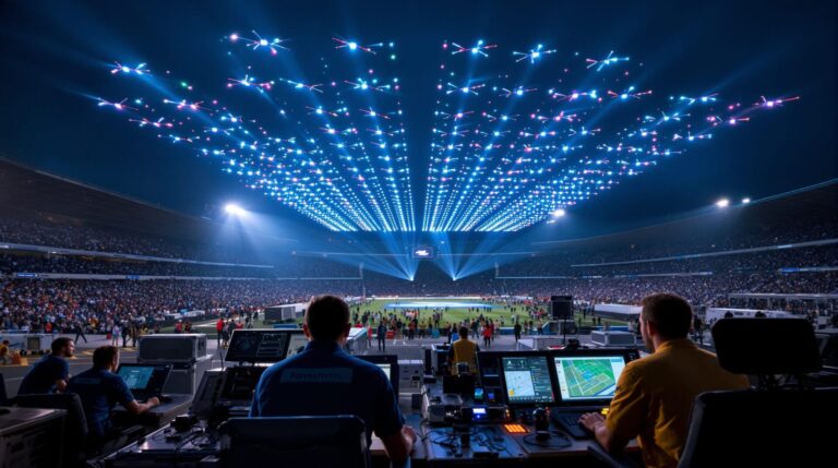 comment fonctionne les spectacles de drone