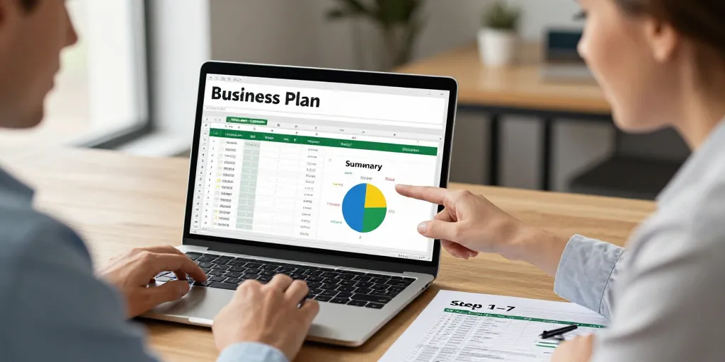 modèle excel business plan