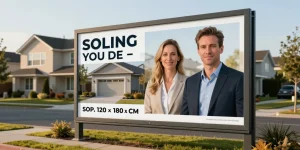 panneau publicitaire agence immobiliere