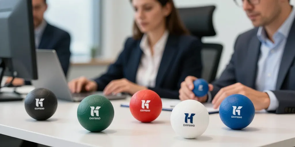 balle anti-stress personnalisée