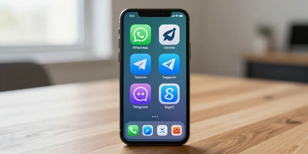 nommez deux applications de messagerie instantanée